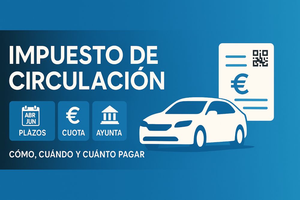 Impuesto circulación: cómo, cuándo y cuánto pagar